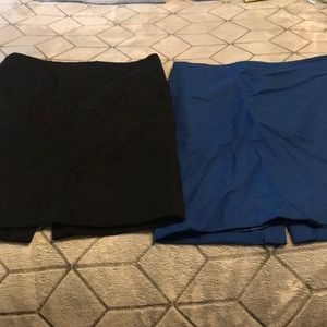 Two J. Crew “The Pencil Skirt”
